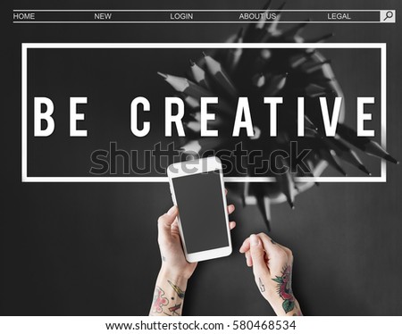 Creativity Inspire Minimalistic Idea Graphic Word