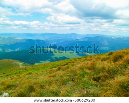 Beautiful nature of the Carpathian Mountains