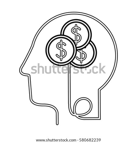 brain hosting data icon stock, vector illustration image desing