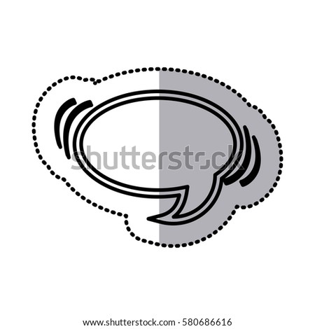 chat bubbles icon stock image, vector illustration design