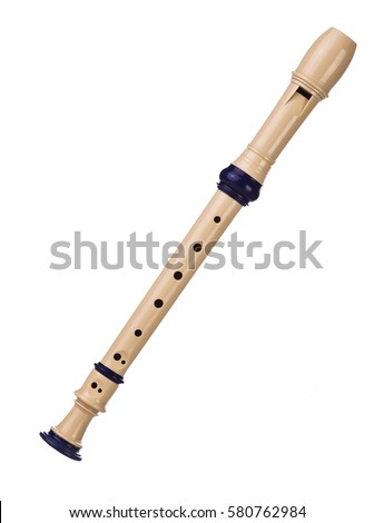 Block Flute Isolated on White Background Royalty-Free Stock Photo #580762984
