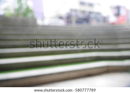 Picture blurred  for background abstract and can be illustration to article of staircase