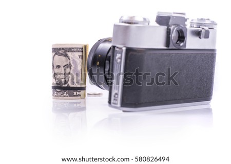 money and film cameras
