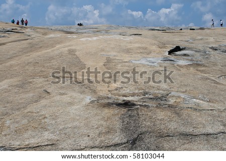 The surface of Stone-Mountain. Atlanta, Georgia