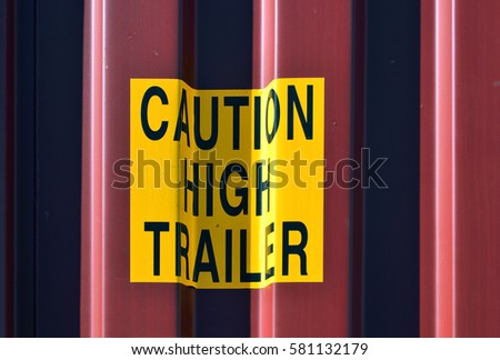 caution sign , High