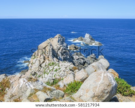 Cabo Estaca de Bares,  the northernmost point of the Iberian Peninsula, Galicia