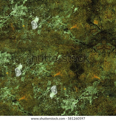 Grunge texture: green, black, yellow, white color