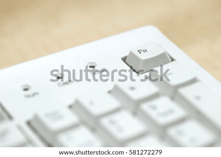 F11 key on a keyboard