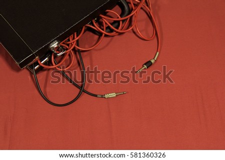 Instrument cable in Briefcase
