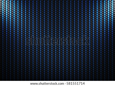 Abstract modern blue black carbon fiber textured material design for background, wallpaper, graphic design