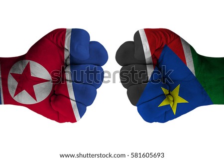 KOREA NORTH vs SOUTH SUDAN