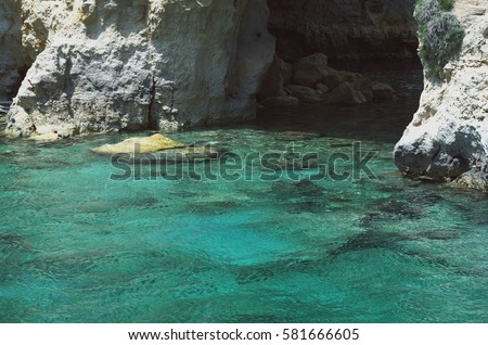 Wonderful sea at Torre Sant'Andrea, Salento coast, Apulia, ITALY