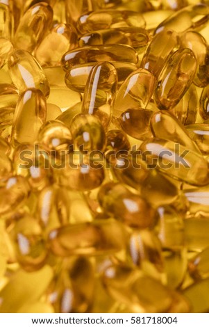 Vitamin Omega 3 fish oil tablets