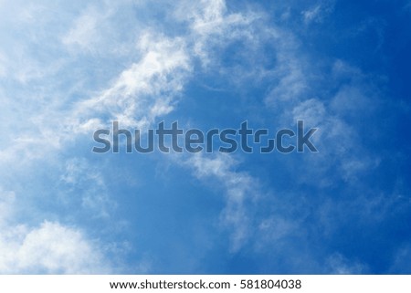 Blue sky and clouds 