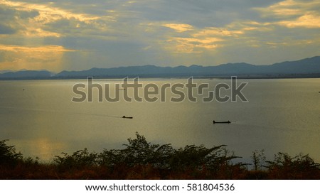                             this image is about lake lamtakong , thailand