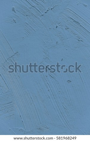 Painting close up of blue pantone niagara color, paint brush texture for interesting, creative, imaginative backgrounds. For web and design.

