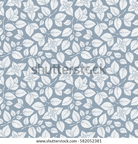 Mint leaf pattern. Peppermint leaves sketch vector background for tea wrapping paper. Organic background with natural leaf illustration