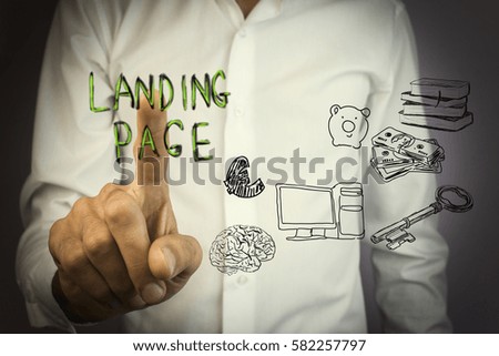 landing page text 
