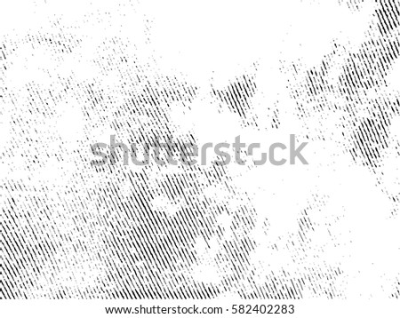 Grunge black and white vector texture.Overlay distress background. Easy to create vintage effect.