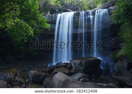 Tung na muang waterfall in Thailand