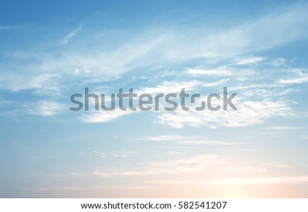 Sun rise and sun set sky with cloud Royalty-Free Stock Photo #582541207