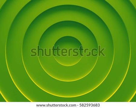 Green geometric abstract background for graphic design, book cover template, business brochure, website template design. 3D illustration. Material.