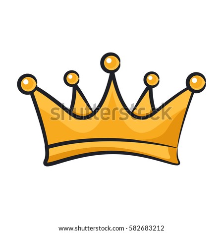 Cartoon crown symbol