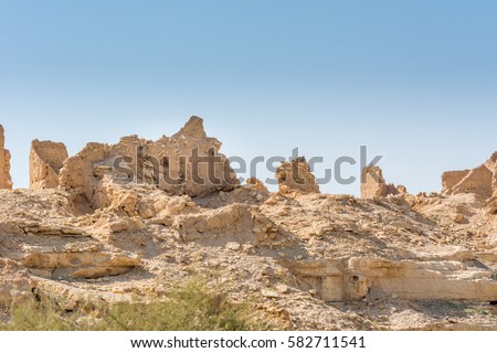 Ruins of Diraiyah clay castle, UNESCO world heritage site, a town in Riyadh, Saudi Arabia, was the original home of the Saudi royal family, and served as the capital of the Emirate of Diriyah.
