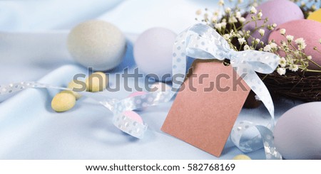 Spring background, Greeting card for Easter