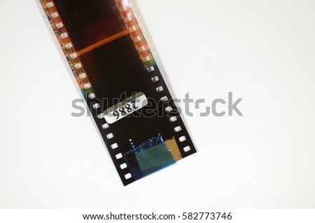 negative film from the camera is designed for printing on paper.