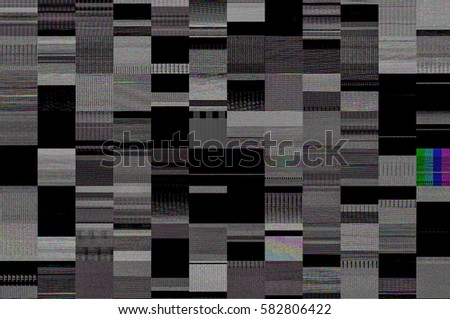 Abstract background of a digital glitch./ Digital glitch
