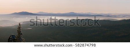Mountain landscape, panorama.