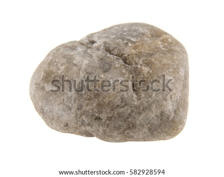 Stone isolated on white background