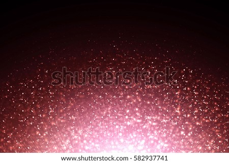 Red  Abstract Festive Background with circles, glitter or bokeh lights. Round defocused particles