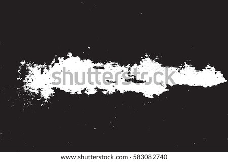 Distress Overlay grainy banner texture. Grunge sand dirty background. Urban messy aged design basis. Black noise used cover. Brushed paint backdrop. EPS10 vector.