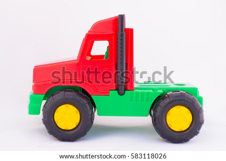 children's toy machine on a white background