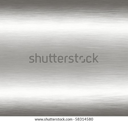 Abstract silver chrome grunge scratched brushed metal background texture.