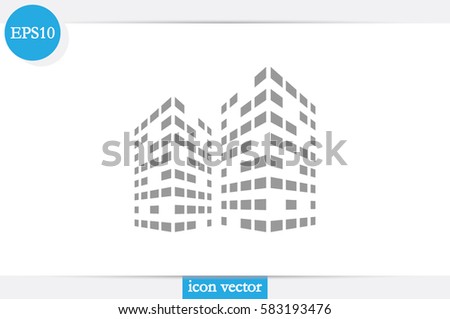 Building icon vector illustration.