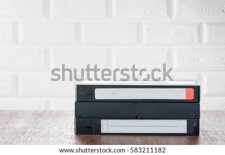 VHS videocassettes