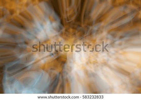Orange and yellow abstract background blurred round objects