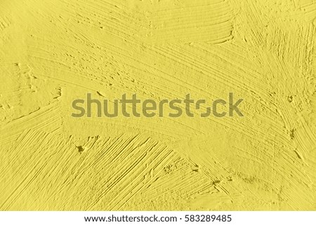 Painting closeup texture.Plain light yellow color background for vivid, colorful,creative backgrounds. Oil on canvas brush strokes texture. For web and design.
