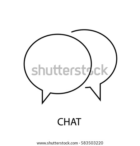 chat line icon
