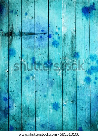 Turquoise wood background