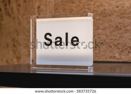 Signs discount