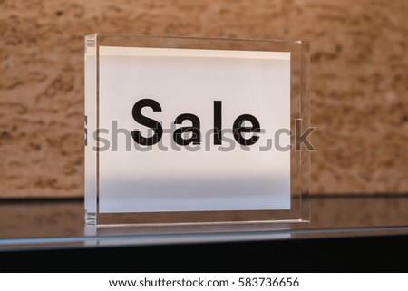 Signs discount