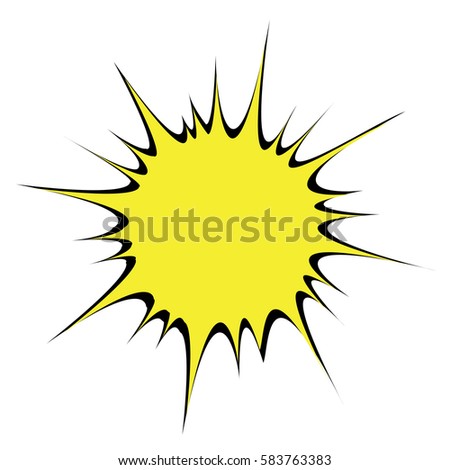 Isolated comic bubble speech on a white background, Vector illustration
