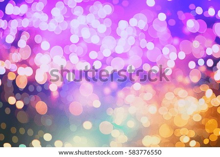 Bokeh light vintage background, Abstract colorful defocused dot, Soft focus