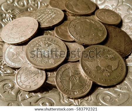 silver antique coins
