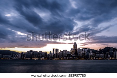 Hong Kong Harbor view
