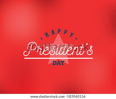 Presidents day. Vector typography, text or logo design. Usable for sale banners, greeting cards, gifts etc.